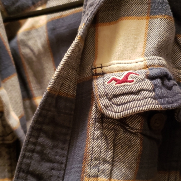 Men hollister flannel shirt size medium - Picture 5 of 5
